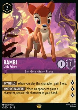 Bambi - Kleiner Prinz 8JAF-63 Legendary Excellent Deutsch