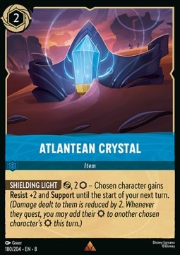 Atlantean Crystal 8JAF-180 Rare Near Mint Englisch Foil