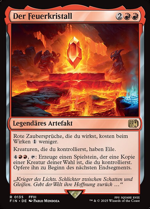 Der Feuerkristall FIN-135 Rare Near Mint Deutsch