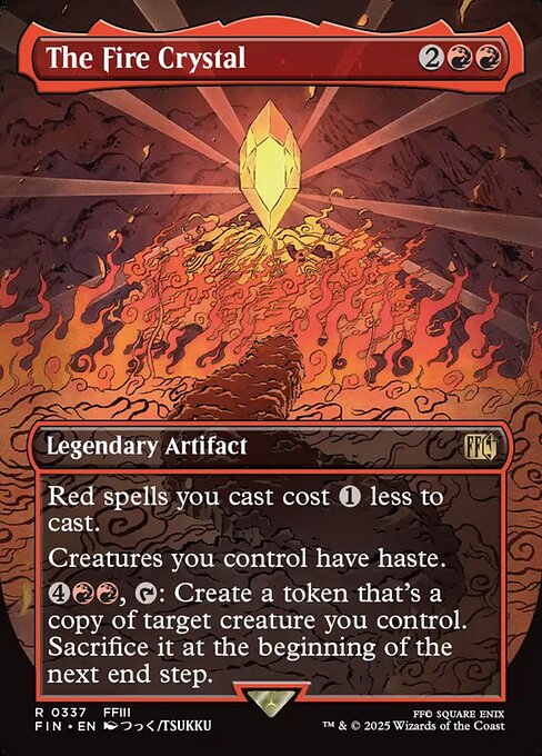 The Fire Crystal XFIN-337 Rare Near Mint Englisch
