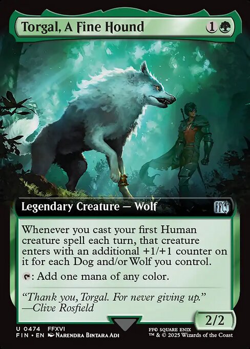 Torgal, A Fine Hound XFIN-474 Uncommon Near Mint Englisch Foil
