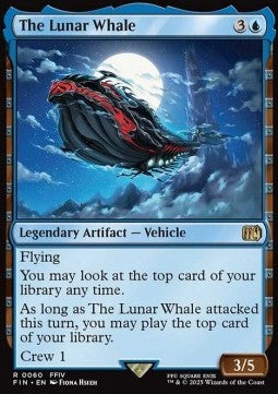 The Lunar Whale FIN-60 Rare Near Mint Englisch