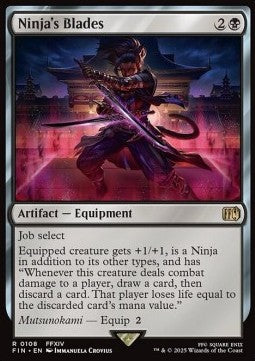 Ninja's Blades FIN-108 Rare Near Mint Englisch