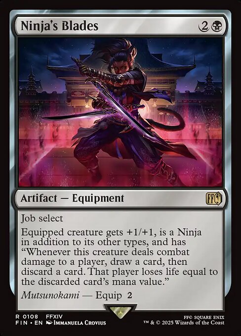 Ninja's Blades FIN-108 Rare Near Mint Englisch