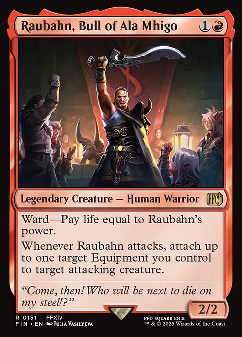 Raubahn, Bull of Ala Mhigo FIN-151 Rare Near Mint Englisch