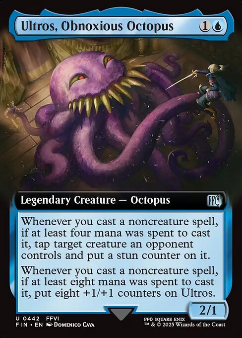 Ultros, Obnoxious Octopus XFIN-442 Uncommon Near Mint Englisch