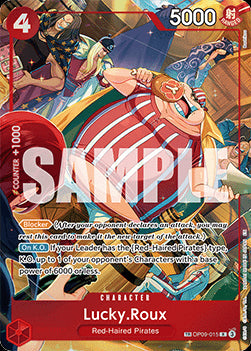 Lucky.Roux (OP09-015) OP11 Treasure Rare Near Mint Englisch