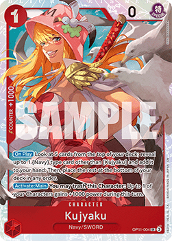 Kujyaku (OP11-004) (V.1) OP11 Super Rare Good Englisch