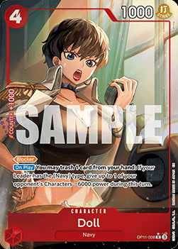 Doll (OP11-008) (V.2) OP11 Alternate Art Near Mint Englisch