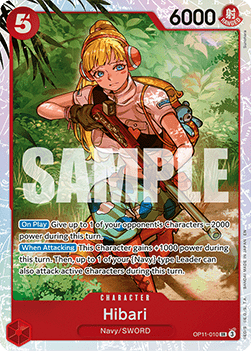 Hibari (OP11-010) (V.1) OP11 Super Rare Excellent Englisch