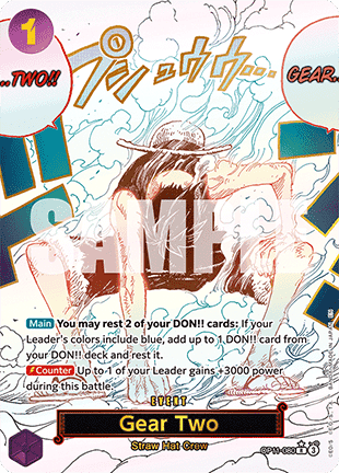 Gear Two (OP11-080) (V.2) OP11 Alternate Art Near Mint Englisch
