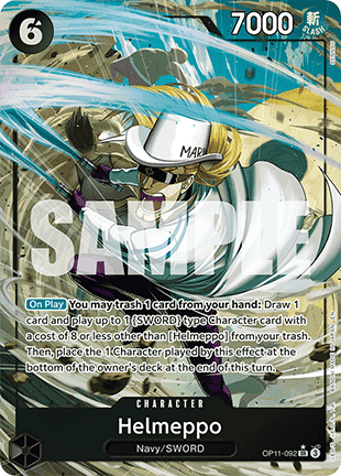 Helmeppo (OP11-092) (V.2) OP11 Alternate Art Near Mint Englisch