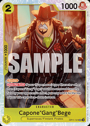 Capone"Gang"Bege (OP11-101) (V.1) OP11 Super Rare Near Mint Englisch
