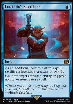Louisoix's Sacrifice FIN-59 Rare Near Mint Englisch