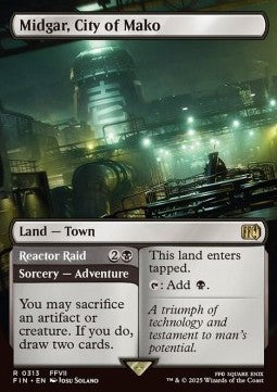 Midgar, City of Mako // Reactor Raid XFIN-313 Rare Near Mint Englisch Foil
