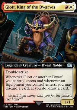 Giott, King of the Dwarves XFIN-488 Uncommon Near Mint Englisch
