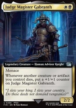 Judge Magister Gabranth XFIN-495 Uncommon Near Mint Englisch