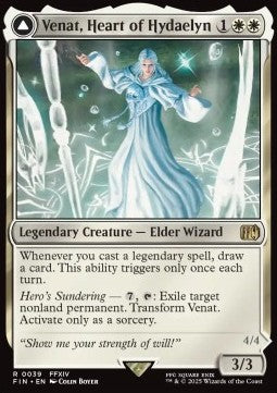 Venat, Heart of Hydaelyn // Hydaelyn, the Mothercrystal FIN-39 Rare Near Mint Englisch