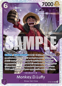 Monkey.D.Luffy (ST26-005) ST-26 Super Rare Near Mint Englisch