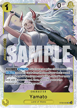 Yamato (ST28-005) ST-28 Super Rare Good Englisch