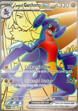 Cynthia's Garchomp ex SVP-204 Promo Near Mint Englisch