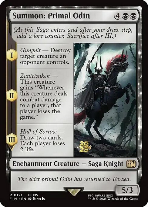 Beschwörung: Primae Odin PFIN-121 Rare Excellent Deutsch Foil