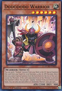Dodododo Warrior (V.1) DUAD-EN004 Ultra Rare Near Mint Englisch 1. Auflage