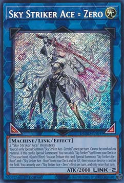 Himmelsjäger-Ass = Zero (V.1) DUAD-049 Secret Rare Near Mint Deutsch 1. Auflage