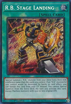 R.B.-Bühnenlandung (V.1) DUAD-096 Secret Rare Near Mint Deutsch 1. Auflage