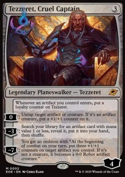 Tezzeret, herzloser Kapitän EOE-2 Mythic Excellent Deutsch