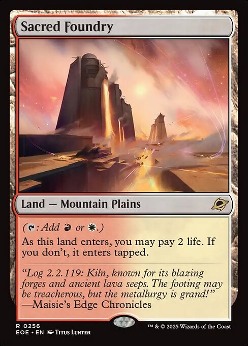 Sacred Foundry EOE-256 Rare Near Mint Englisch Foil