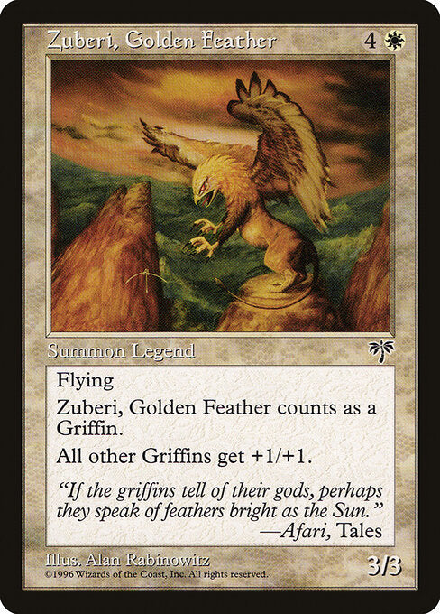 Zuberi, Golden Feather MIR- Rare Excellent Englisch