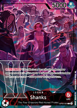 Shanks (OP09-001) UP Leader Near Mint Englisch