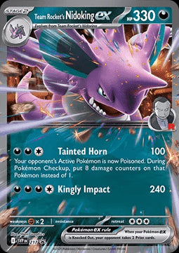 Team Rockets Nidoking ex SVP-217 Promo Boosterfrisch Deutsch