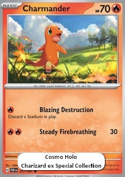 Charmander PAF-007 Promo Boosterfrisch Englisch