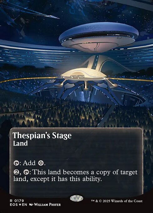 Thespian's Stage (V.4) EOS-179 Rare Excellent Englisch Foil