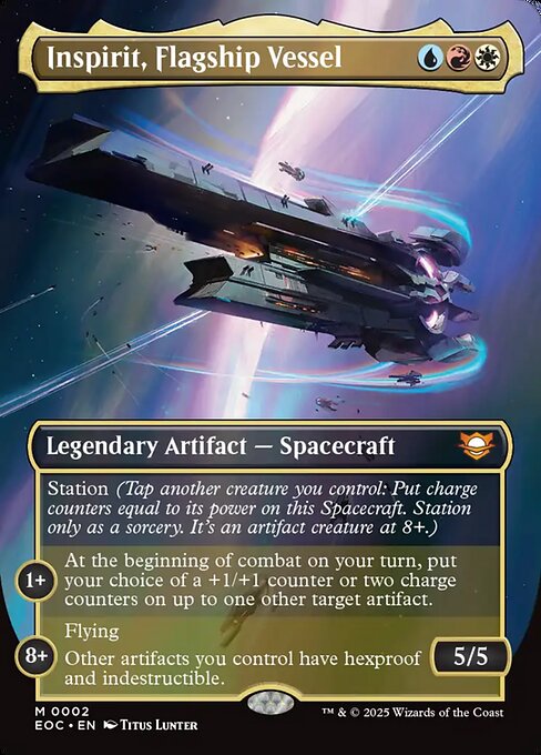 Inspirit, Flagship Vessel EOC-2 Mythic Near Mint Englisch Foil