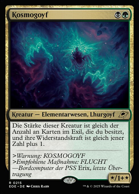 Cosmogoyf EOE-215 Rare Near Mint Deutsch Foil