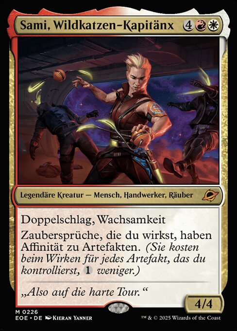 Sami, Wildkatzen-Kapitänx EOE-226 Mythic Near Mint Deutsch