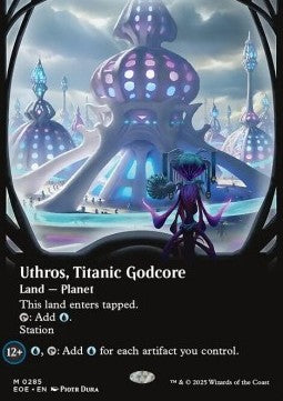 Uthros, Titanic Godcore (V.1) XEOE-285 Mythic Near Mint Englisch
