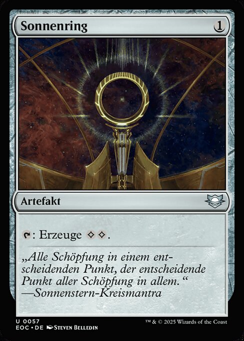 Sonnenring EOC-57 Uncommon Near Mint Deutsch