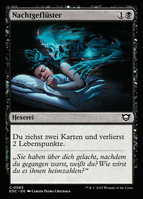 Nachtgeflüster EOC-85 Common Near Mint Deutsch