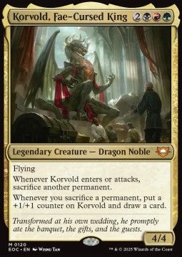 Korvold, Feenverfluchter König EOC-120 Mythic Near Mint Deutsch