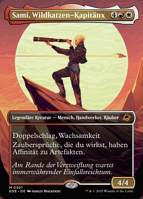 Sami, Wildkatzen-Kapitänx XEOE-301 Mythic Near Mint Deutsch