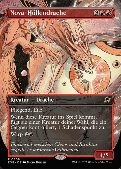 Nova-Höllendrache XEOE-309 Rare Near Mint Deutsch Foil