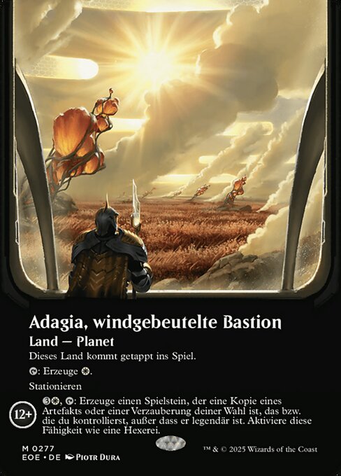 Adagia, windgebeutelte Bastion (V.1) XEOE-277 Mythic Near Mint Deutsch