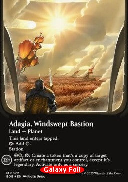 Adagia, windgebeutelte Bastion (V.2) XEOE-372 Mythic Near Mint Deutsch Foil