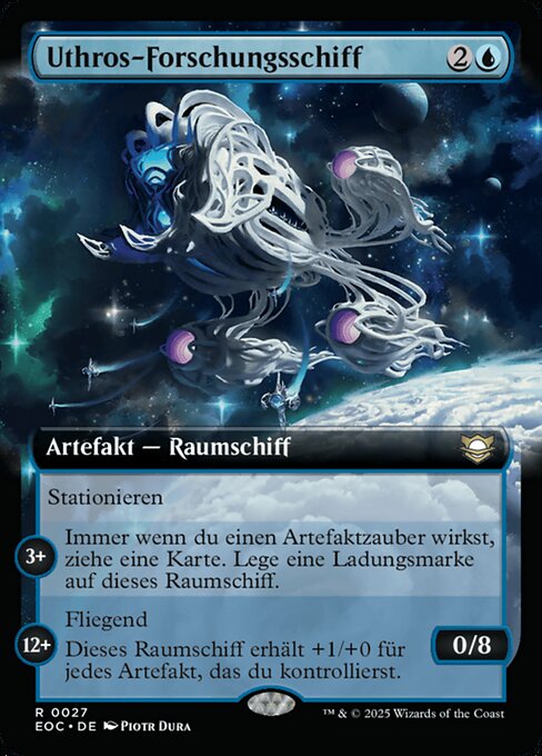 Uthros-Forschungsschiff XEOC-27 Rare Near Mint Deutsch