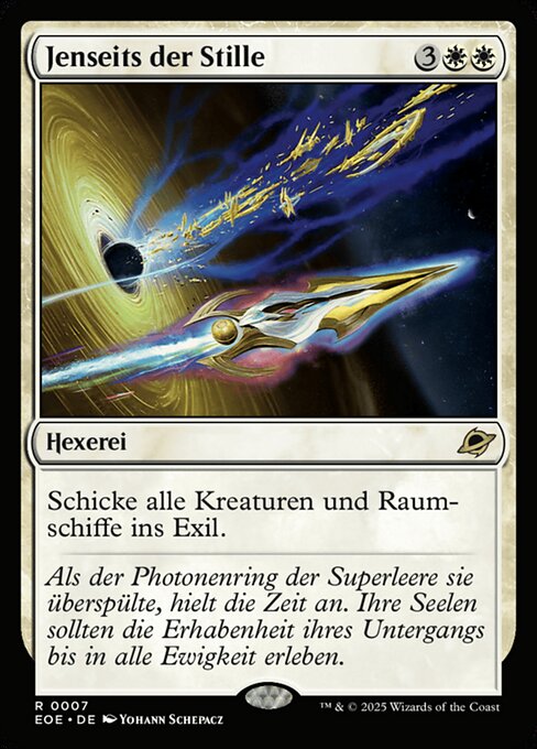 Jenseits der Stille EOE-7 Rare Near Mint Deutsch