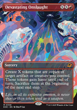 Devastating Onslaught (V.1) XEOE-308 Mythic Near Mint Deutsch